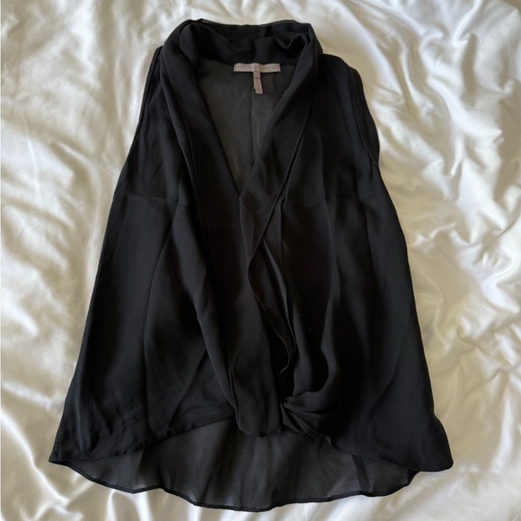 Halston Heritage Tops - Halston Heritage Black Sleeveless Blouse